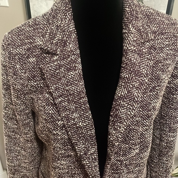Talbots purple Tweed blazer - NEW - Picture 2 of 6